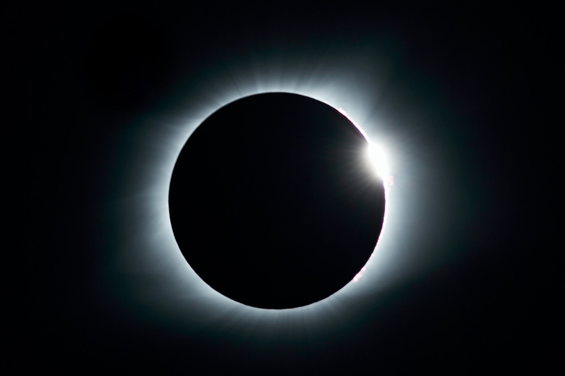 A solar eclipse